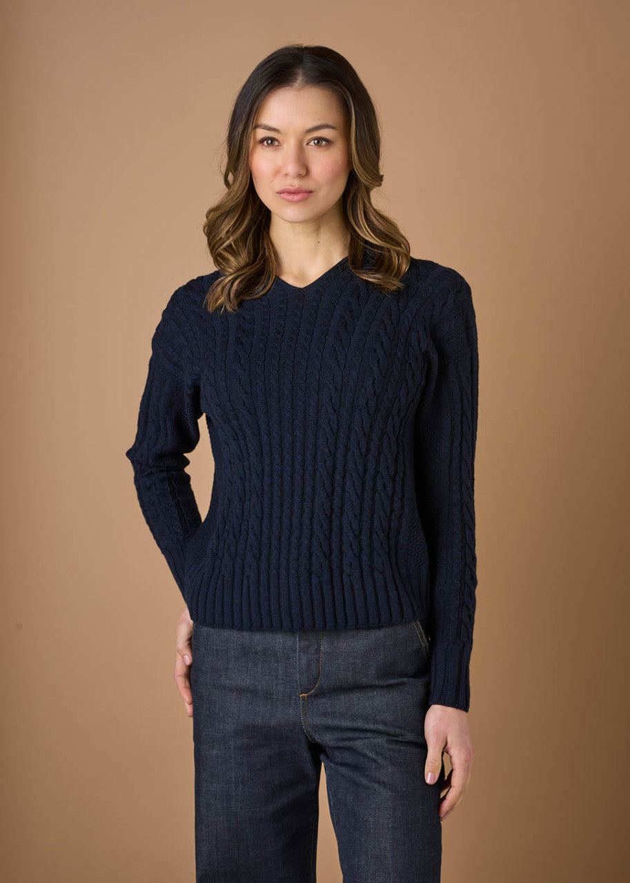 UIMI - ‘Frida’ Australian Merino Jumper - Ink