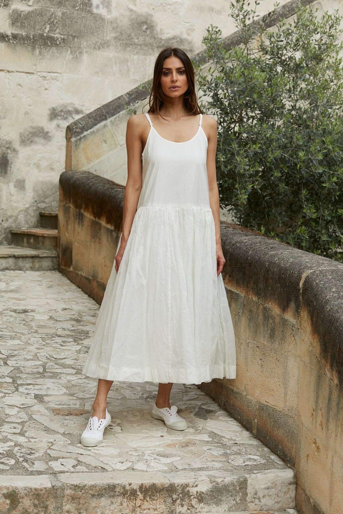 Meg By Design - Tutu Slip Dress Long Cotton Organdy - Various Colours