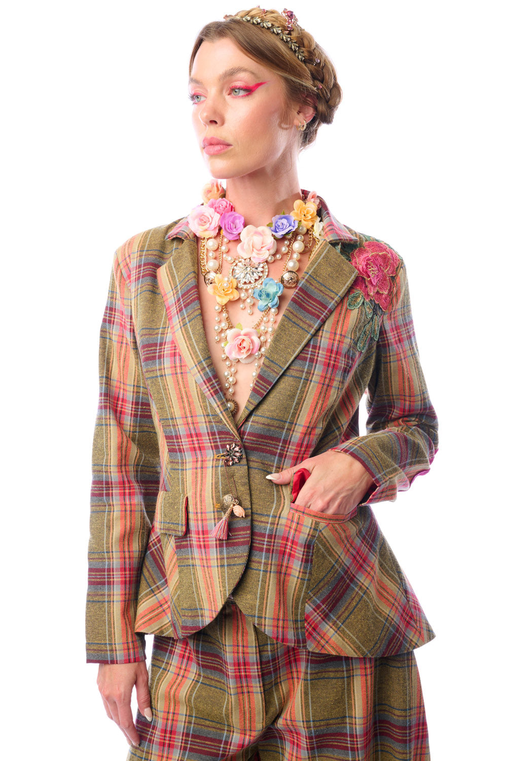 Aratta - Season Statement Blazer - Military