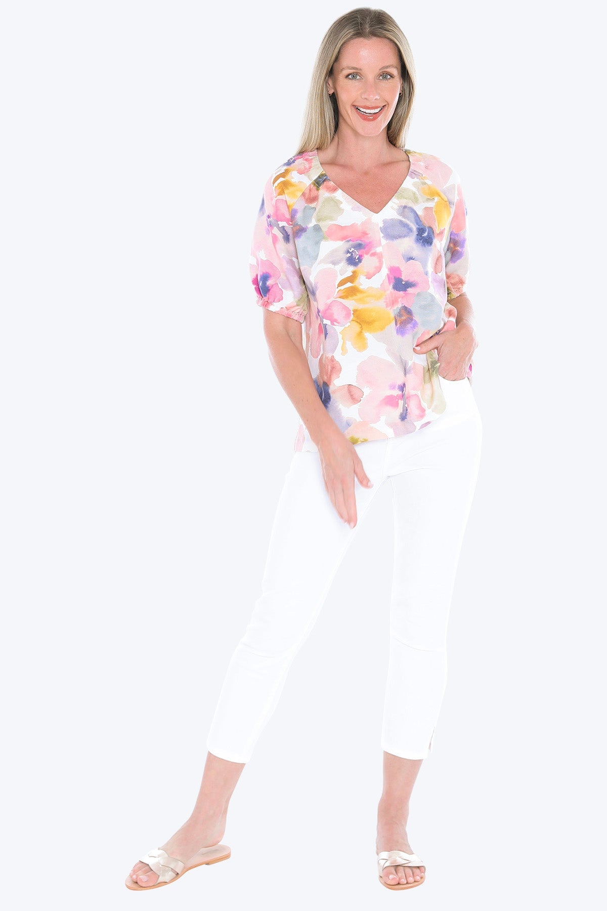 JUMP Clothing - Soft Blossom Top - Multi