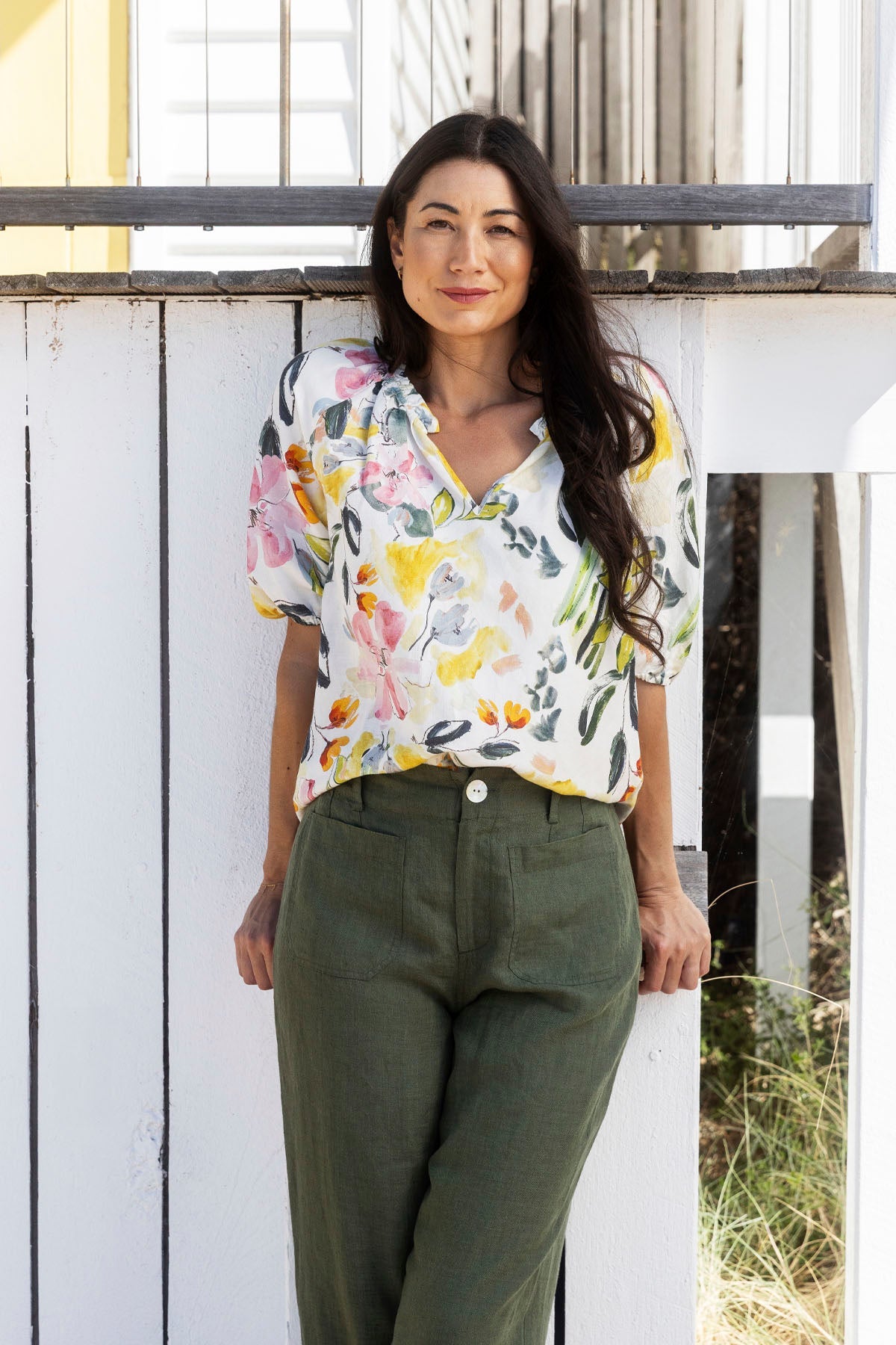 JUMP Clothing - Wildflower Top - Ivory