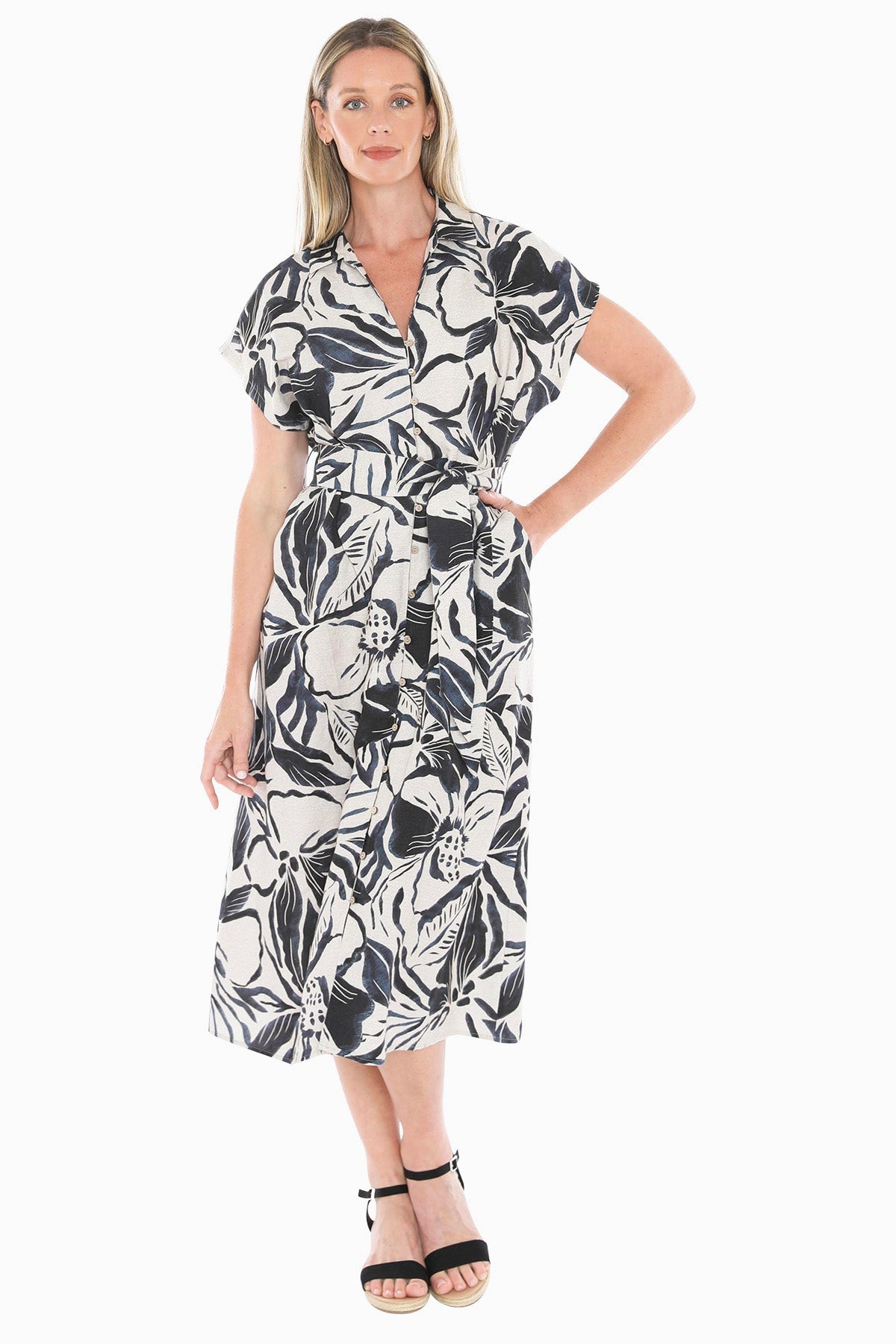 JUMP Clothing - Mono Bloom Dress - Multi