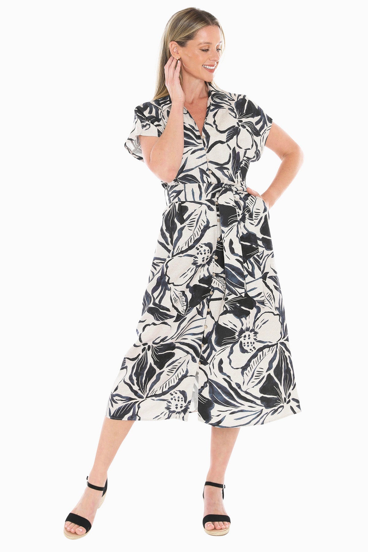 JUMP Clothing - Mono Bloom Dress - Multi