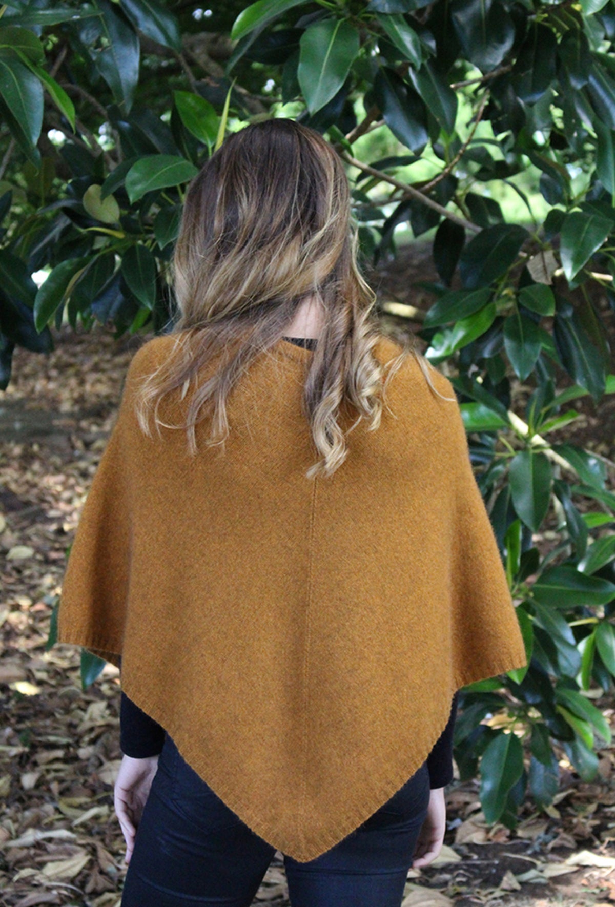 Lothlorian New Zealand Possum & Merino Plain Poncho - Various Colours