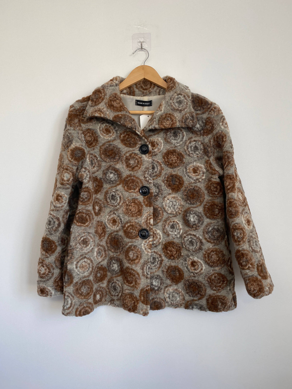 Italian - Happy Circle - Embroidered wool jacket
