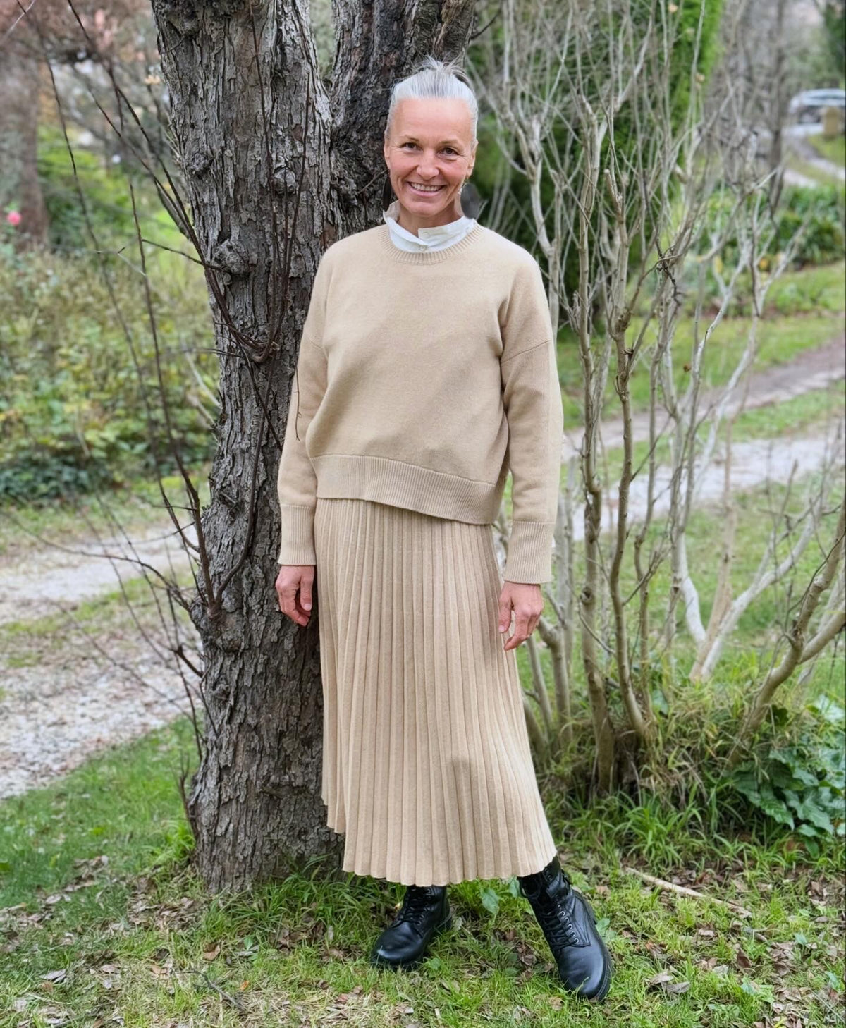 Italian ‘Elena’ Cashmere Mix Crewneck Sweater - Various Colours