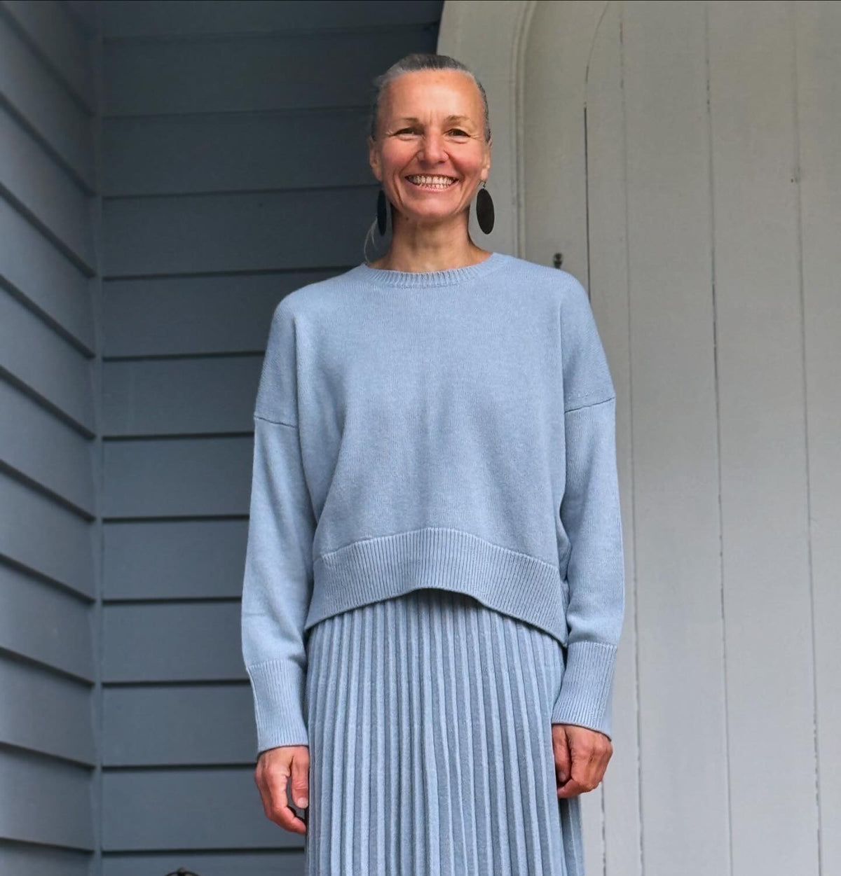 Italian ‘Elena’ Cashmere Mix Crewneck Sweater - Various Colours