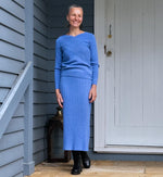 Royal Merino Rib Wrap V Jumper - Various Colours