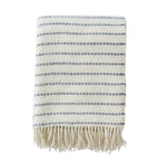 Klippan ‘Craft Eco’ Lambs Wool Blanket - LAST OONE - White Coork