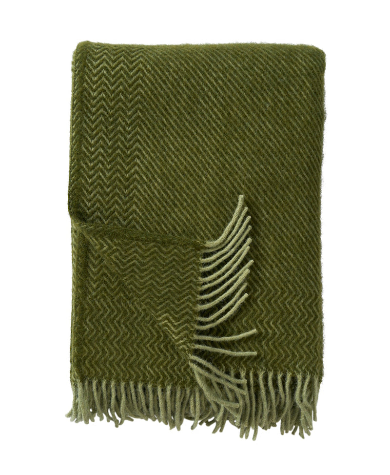 Klippan ‘Bazaar’ Eco Lambs Wool Blanket - Various Colours