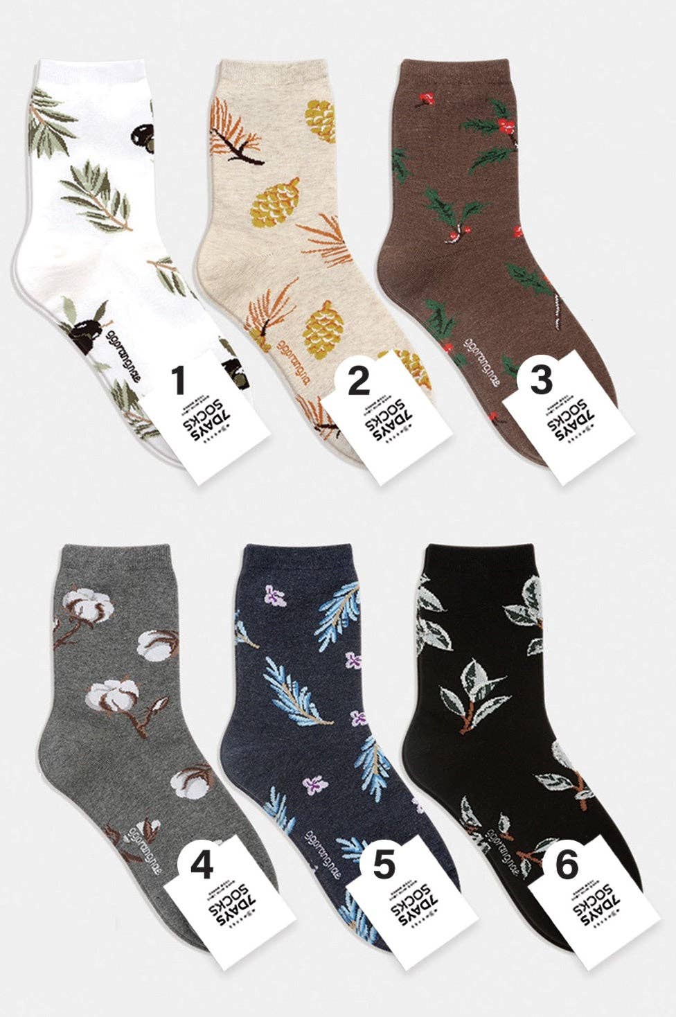 Women's Crew Botanical Socks