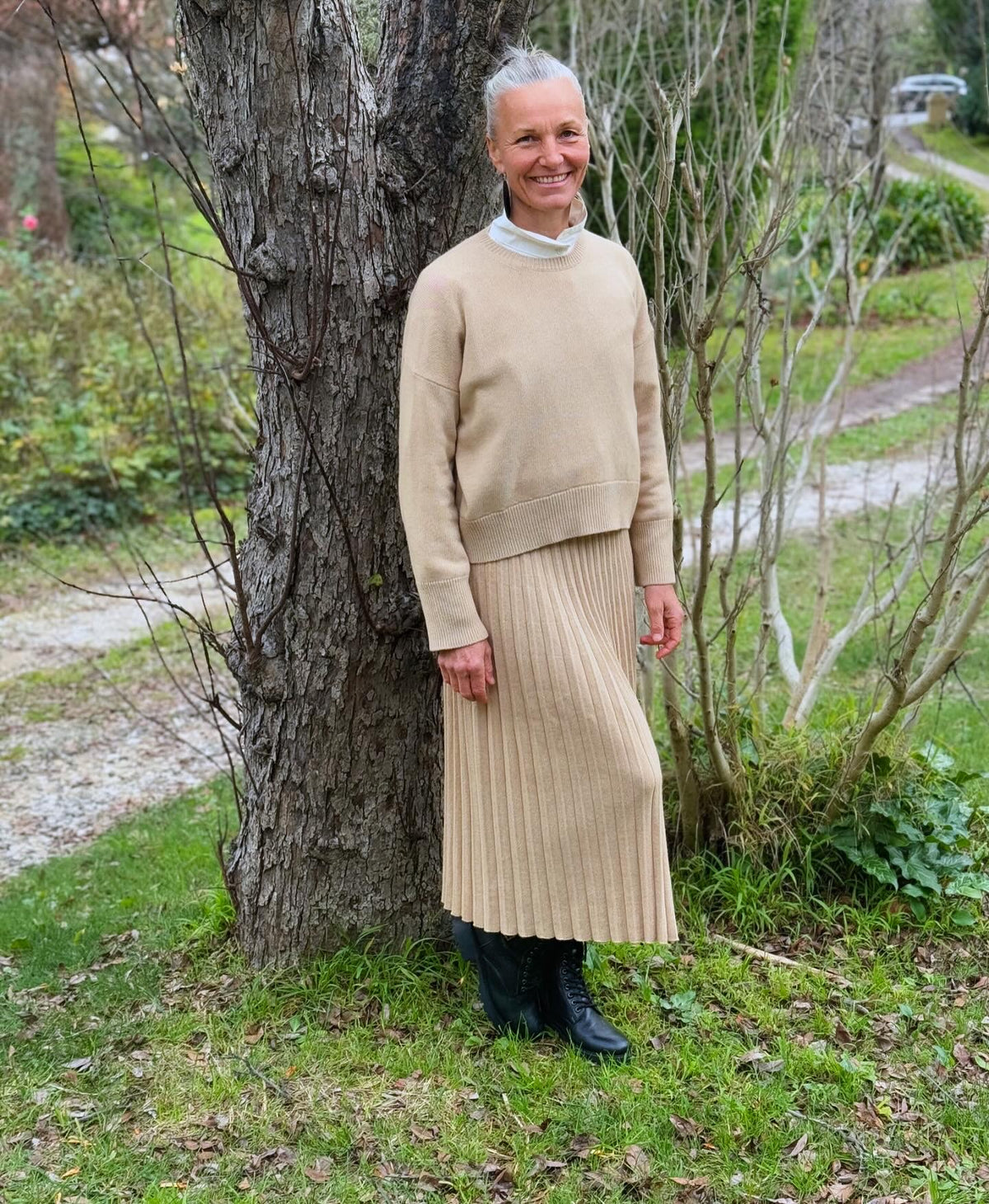 Italian ‘Elena’ Cashmere Mix Crewneck Sweater - Various Colours