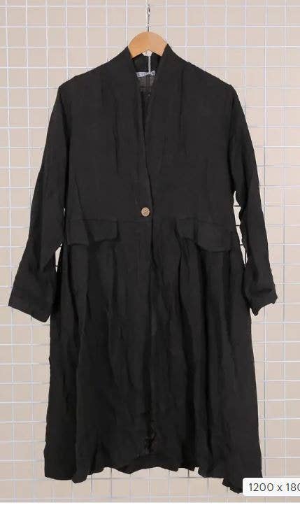 Italian Linen Jacket W Pockets