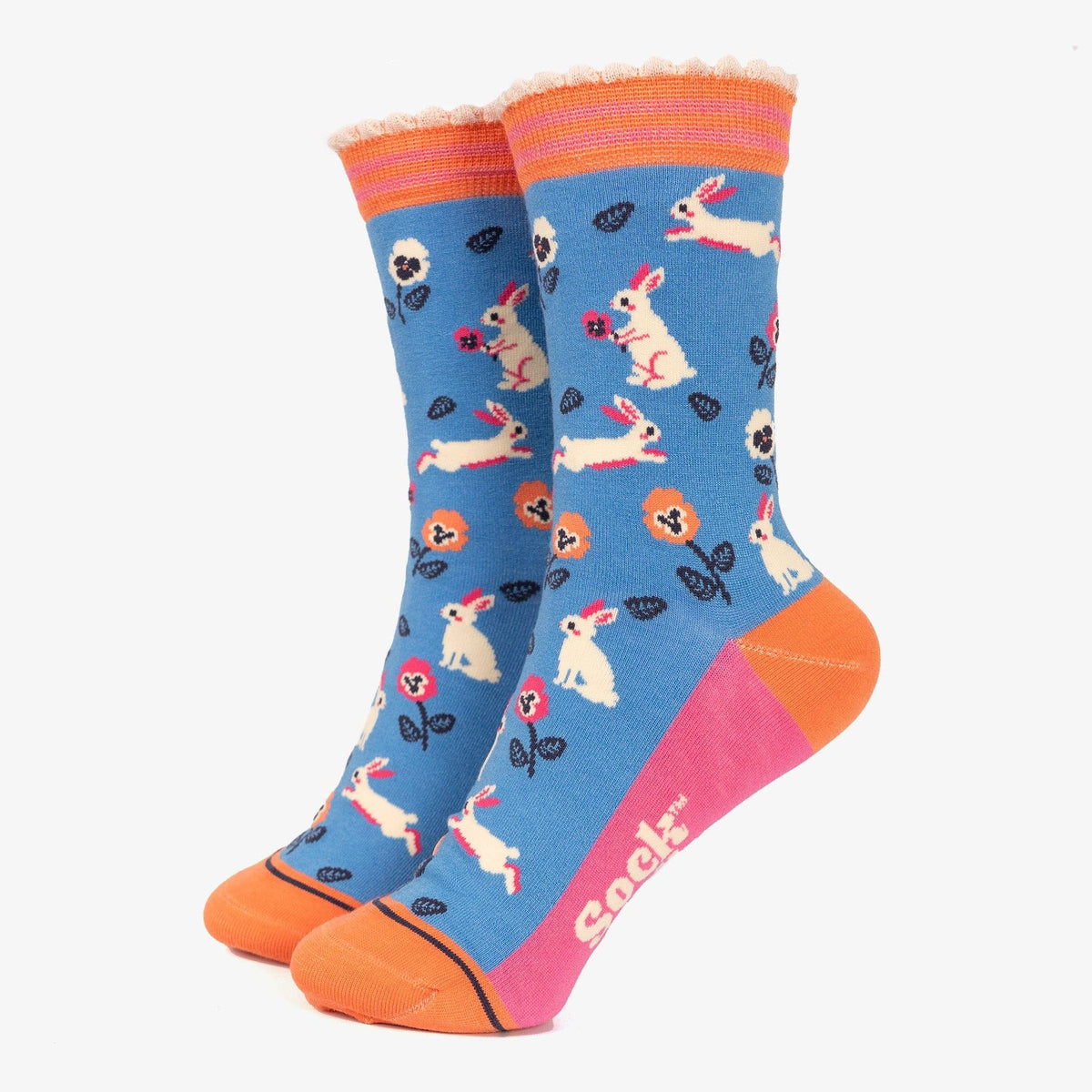 Women's Socks -Thanks A Banch - Gift Box- Multi Floral