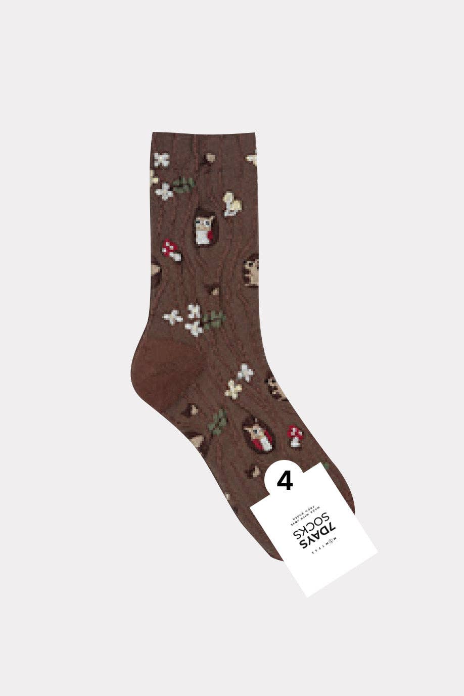 Women's Crew Owl Socks
