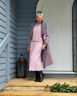 Ecolena Italian 80% Boiled Wool Long Coat - One Size Fits 10-18 - Various Colours
