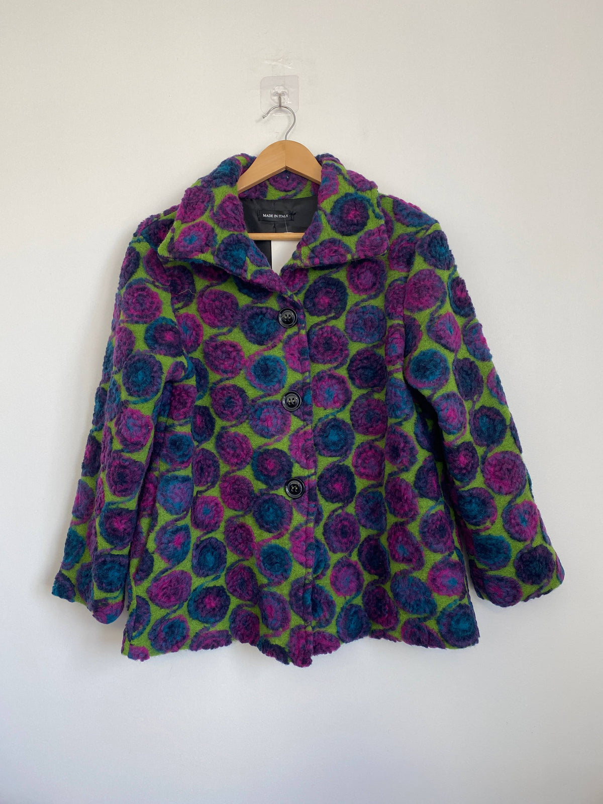 Italian - Happy Circle - Embroidered wool jacket