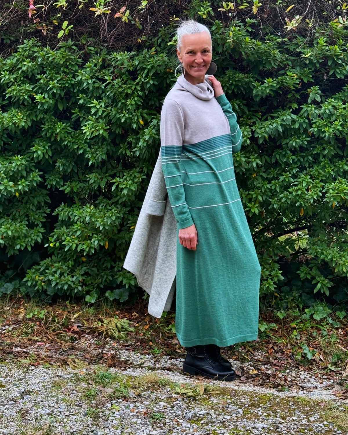 Royal Merino Stripe Sweater Dress - Various Colours