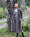 Ecolena Italian 80% Boiled Wool Long Coat - One Size Fits 10-18 - Various Colours