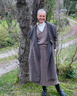Ecolena Italian 80% Boiled Wool Long Coat - One Size Fits 10-18 - Various Colours
