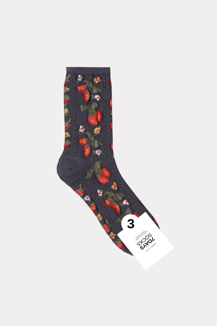 Women's Crew Multi Flower Socks