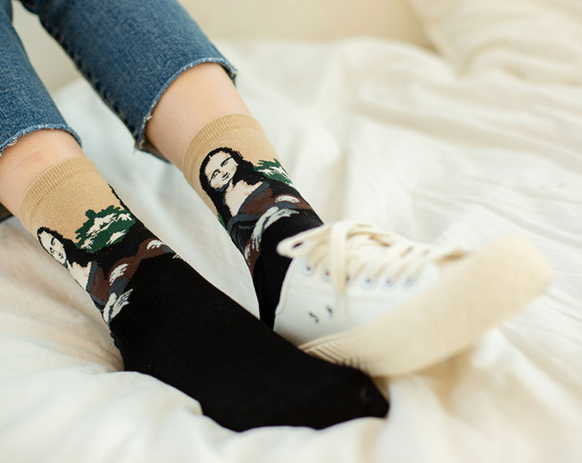 Women's Crew Famous Painting Socks