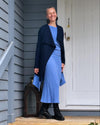 Royal Merino Rib Coat - Light Navy - LAST - Size S