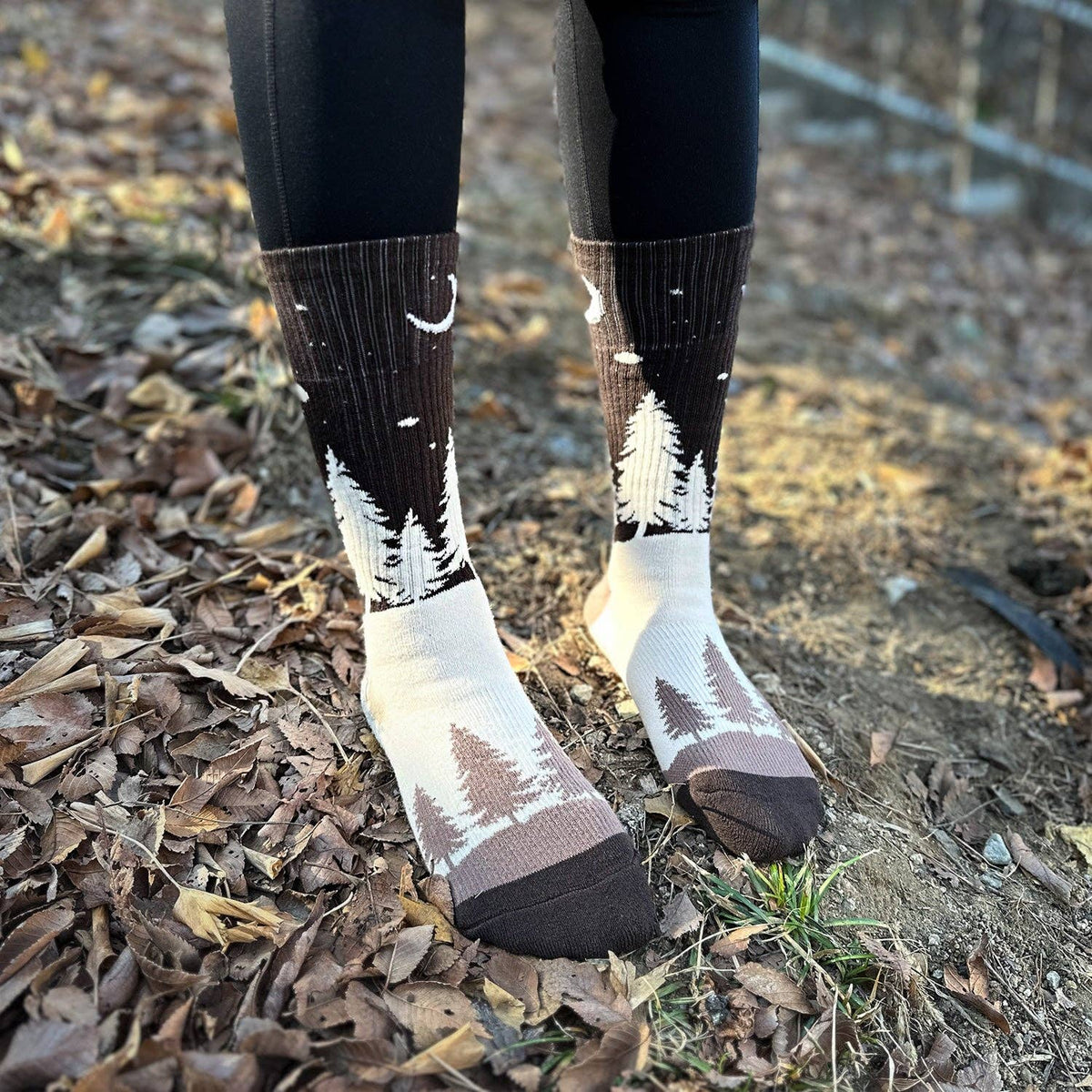 Women's Crew Cushioned Hiking  Cotton Socks