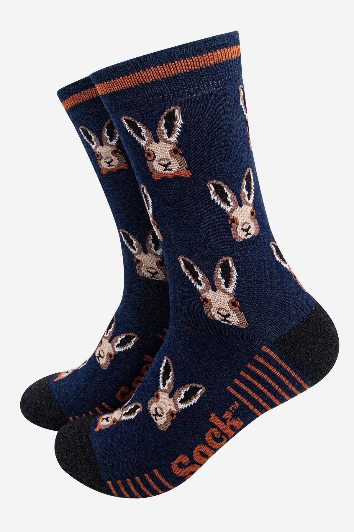 Men's Bamboo Crew Socks Trio Gift Set - Dapper Animals