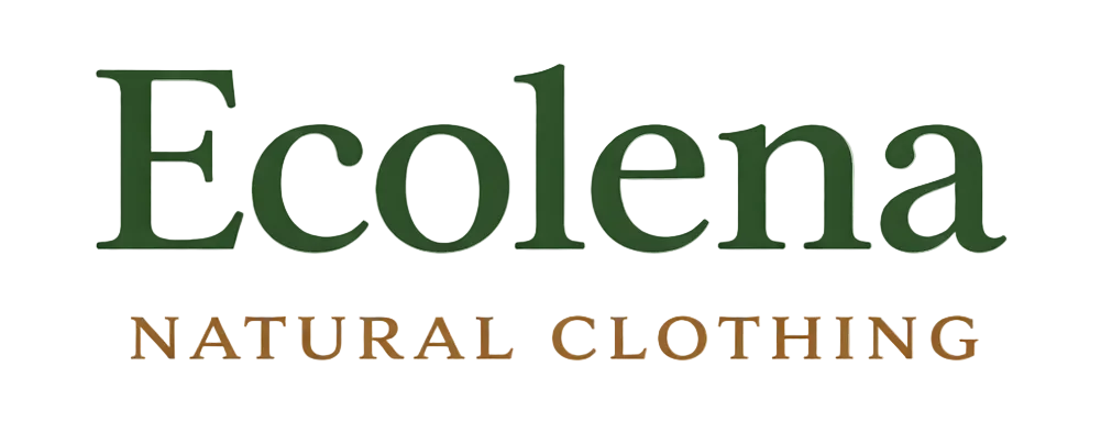 Ecolena natural clothing logo on a white background