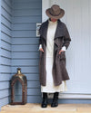 Ecolena Italian 80% Boiled Wool Long Coat - One Size Fits 10-18 - Various Colours