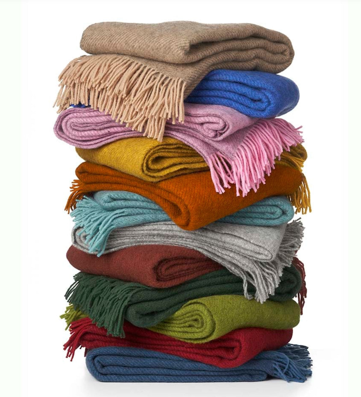 Klippan - Gotland - 100% Wool Blanket - Various Colours