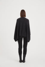 Tirelli V Detail Oversized Knit (Freesize) - Charcoal