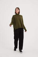 Tirelli Turtle Neck Boxy Knit - Various Colours