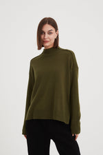 Tirelli Turtle Neck Boxy Knit - Various Colours