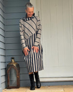 Kokomarina ‘Hidea’ Dress Stripe - Navy & Beige - LAST ONE - Size M