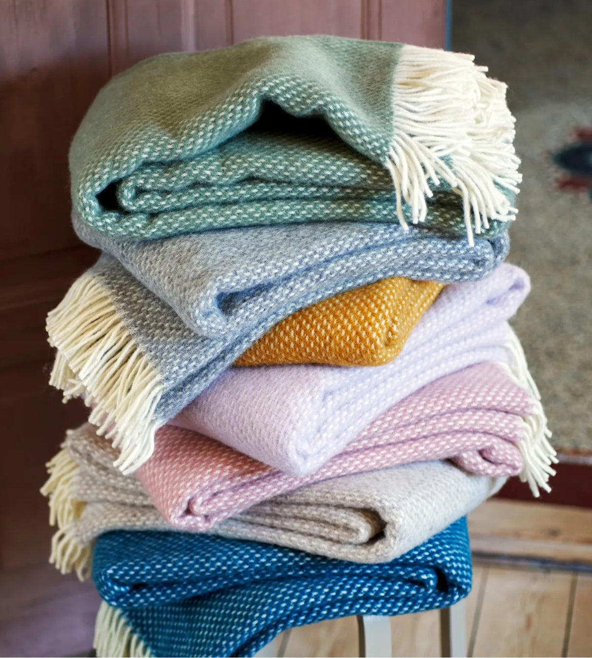 Klippan 'Preppy’ Lambs Blanket - Various Colours