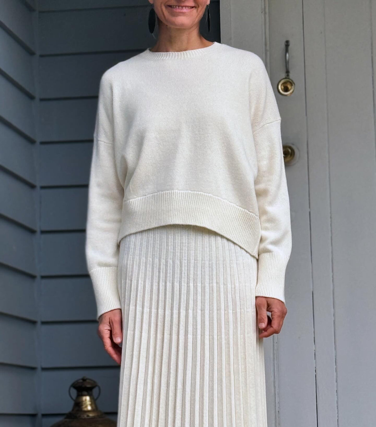 Italian ‘Elena’ Cashmere Mix Crewneck Sweater - Various Colours