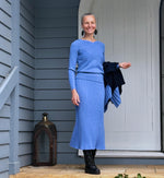 Royal Merino Rib Wrap V Jumper - Various Colours