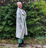 Ecolena Italian 80% Boiled Wool Long Coat - One Size Fits 10-18 - Various Colours