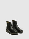 Fly London 'Salv' Chelsea Leather Ankle Boots - Black