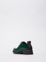 Fly London ‘Ruda’ Lace Up Leather Shoe - Shamrock Green