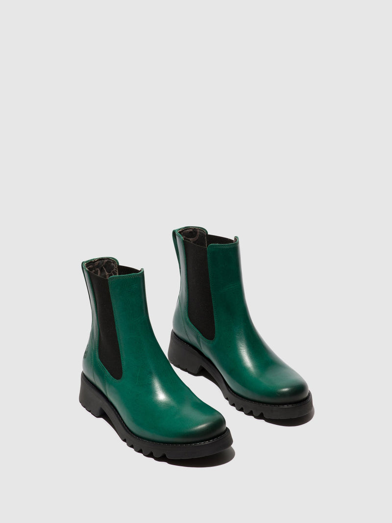 Fly London ‘Rope’ Chelsea Ankle Boot - Shamrock Green