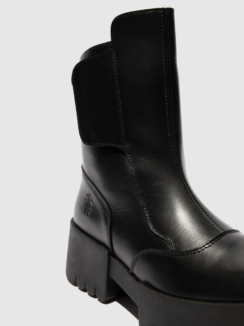 Fly London 'Egli' Velcro Ankle Boots - Black