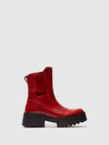 Fly London 'Egli' Velcro Ankle Boots - Red