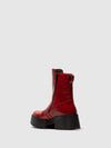 Fly London 'Egli' Velcro Ankle Boots - Red