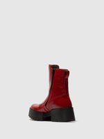 Fly London 'Egli' Velcro Ankle Boots - Red