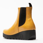 Fly London 'Vaze' Chelsea Leather Ankle Boots - Mustard