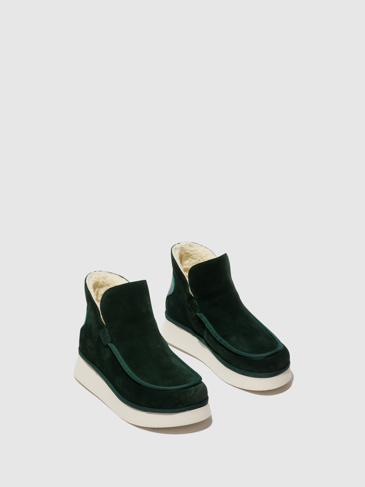 Fly London ‘Coze’ Suede Ankle Boot - Dark Green - LAST PAIR - Size 37