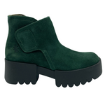 Fly London ‘Endo’ Velcro Ankle Boot - Green Forest